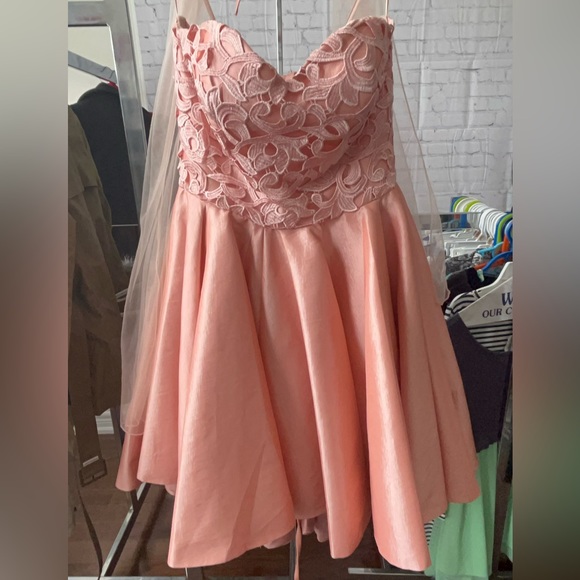 pink graduation dress size 10 - Picture 7 of 8